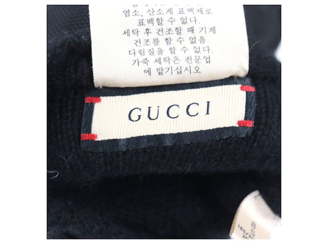 Gants de ski Gucci Gants en cuir Noir - vue 8