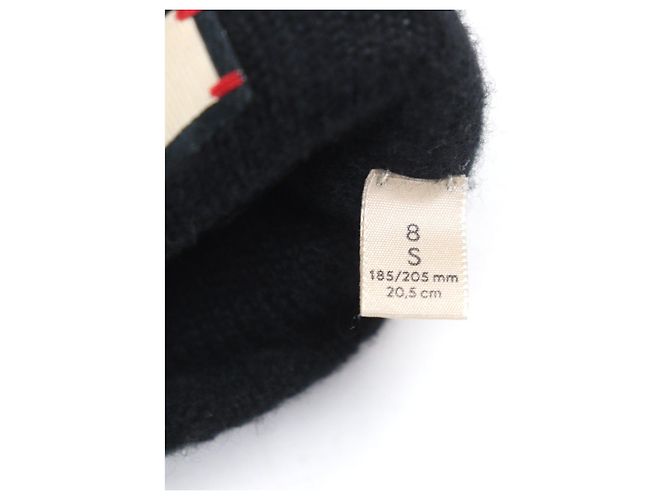 Gants de ski Gucci Gants en cuir Noir - vue 9