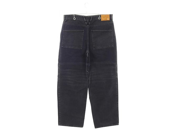 Pantalones de trabajo de denim Louis Vuitton en denim monogramado Negro - vista 2