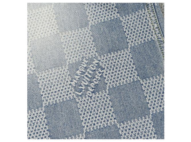 Pantalones de denim Damier Louis Vuitton Azul - vista 8