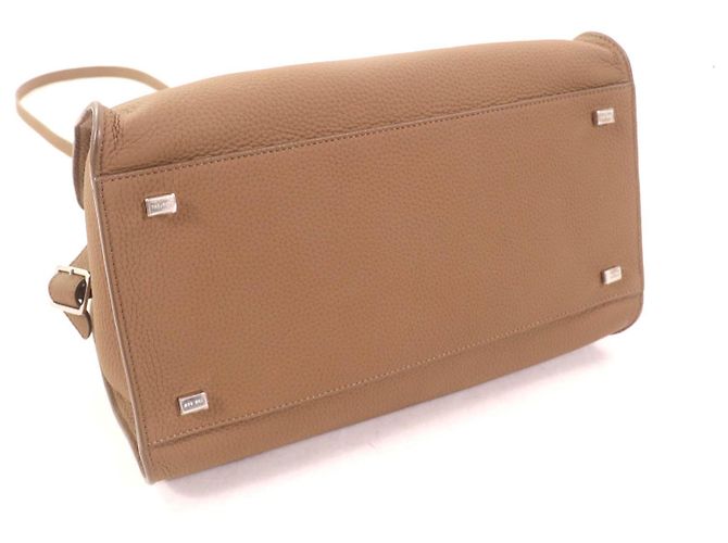 THE ROW Borsa in pelle di vitello Soft Margaux 12 Beige Taupe - vista 4
