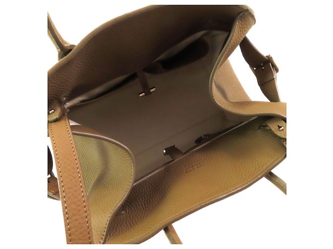 THE ROW Borsa in pelle di vitello Soft Margaux 12 Beige Taupe - vista 5