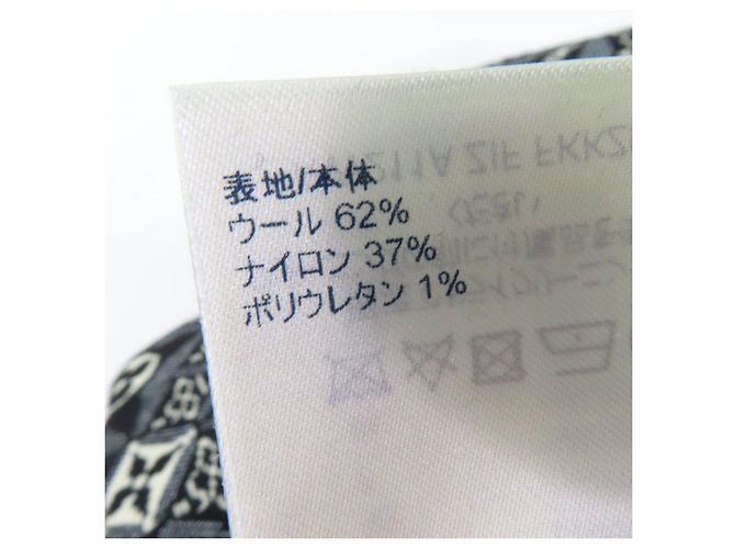 Strickwollrock mit Monogram SINCE1854 von Louis Vuitton Schwarz - Ansicht 9