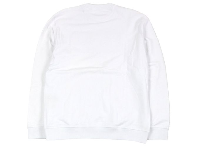 Baumwoll-Sweatshirt mit geprägtem Fendi-Logo Weiß - Ansicht 3