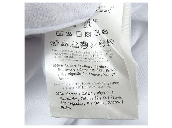 Baumwoll-Sweatshirt mit geprägtem Fendi-Logo Weiß - Ansicht 9