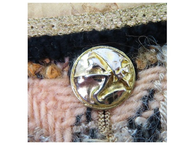 Conjunto de 3 piezas de tweed Chanel Castaño - vista 10