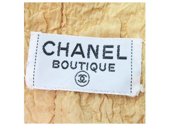 Conjunto de 3 piezas de tweed Chanel Castaño - vista 12