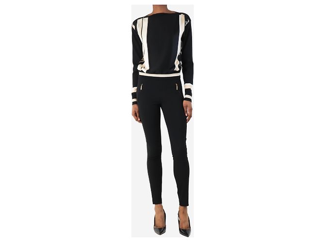 Emilio Pucci Schwarze Leggings - Größe UK 8 - Ansicht 2