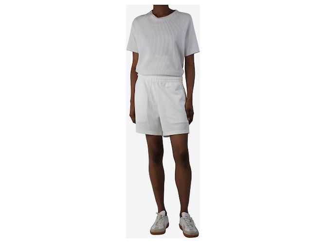 Acne Weiße Fußballshorts - Größe XS - Ansicht 2
