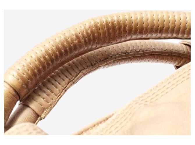 Loewe Borsa Aire in Nappa Dorata D'oro - vista 11
