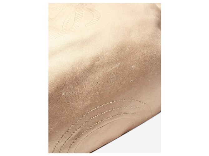 Loewe Borsa Aire in Nappa Dorata D'oro - vista 6