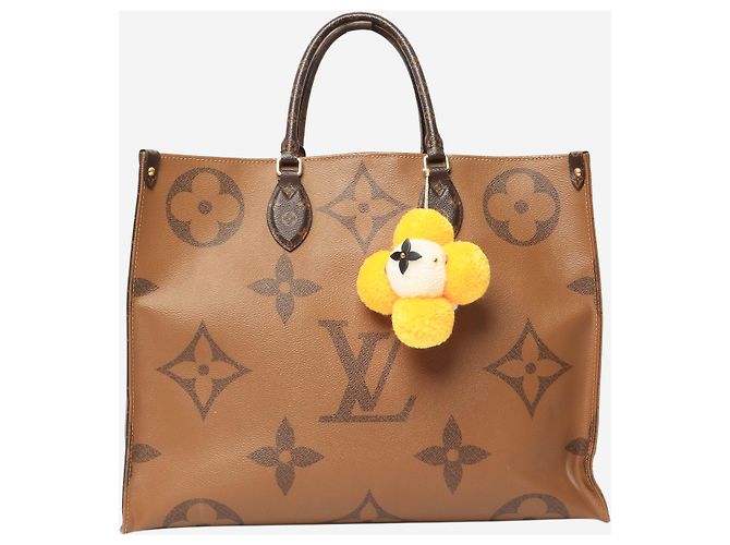 Louis Vuitton Borsa OnTheGo MM marrone 2019 - vista 3