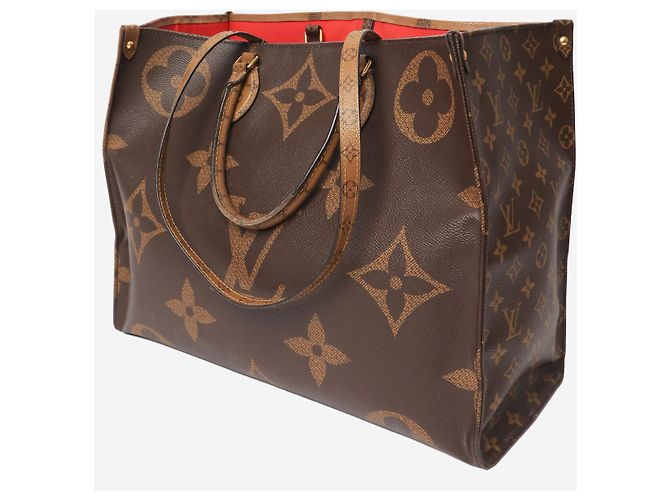 Louis Vuitton Borsa OnTheGo MM marrone 2019 - vista 4