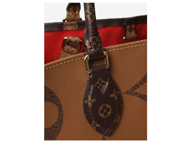 Louis Vuitton Borsa OnTheGo MM marrone 2019 - vista 7