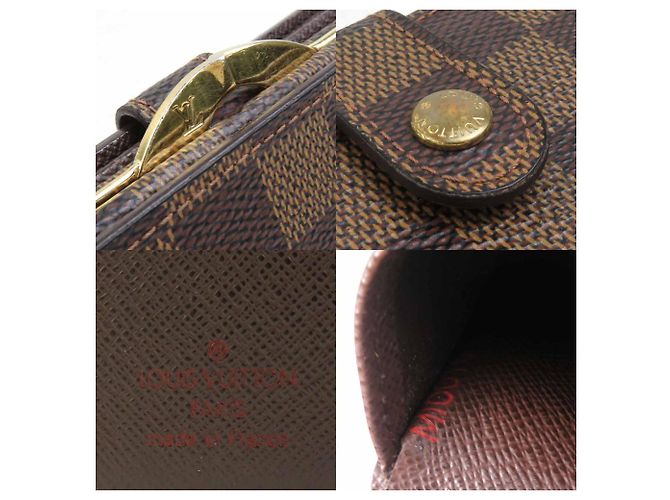 Cartera Bifold Viennois Damier Louis Vuitton Castaño Damier ebene - vista 5