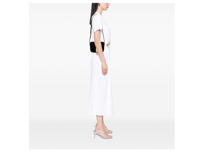 Céline Borsa Pampille Piccola in Suede Nera di Celine Nero - vista 10