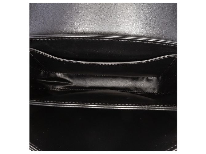 Céline Borsa Pampille Piccola in Suede Nera di Celine Nero - vista 4