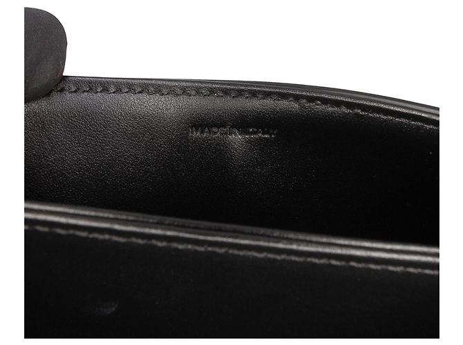 Céline Borsa Pampille Piccola in Suede Nera di Celine Nero - vista 6