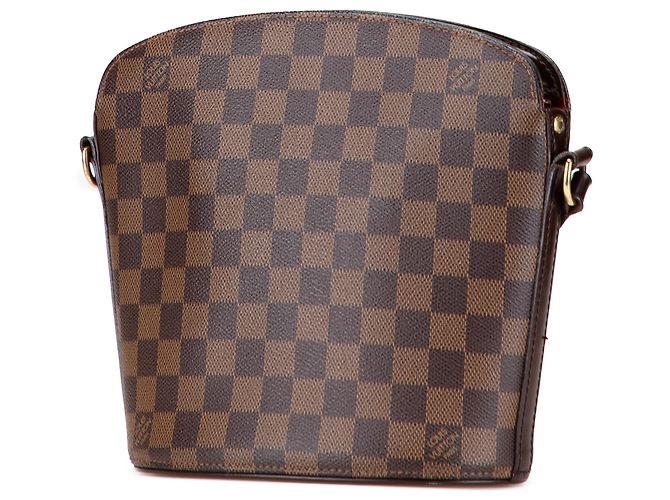 Louis Vuitton Marrone Damier Ebene Drouot - vista 2