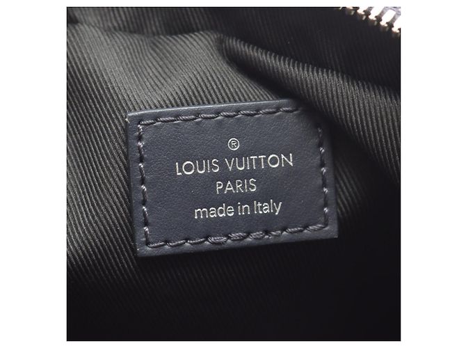 Bumbag da esterno in arazzo monogramma blu Louis Vuitton Blu navy - vista 11