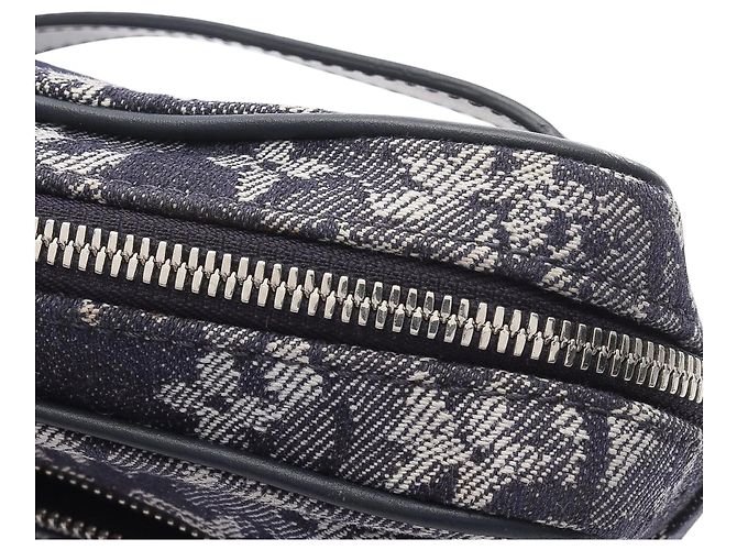 Bumbag da esterno in arazzo monogramma blu Louis Vuitton Blu navy - vista 6