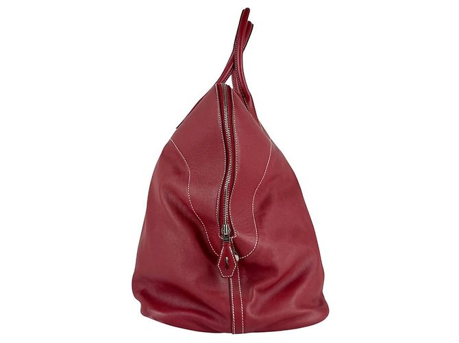 Borsa Hermès Bolide Relax 45 Rosso - vista 2