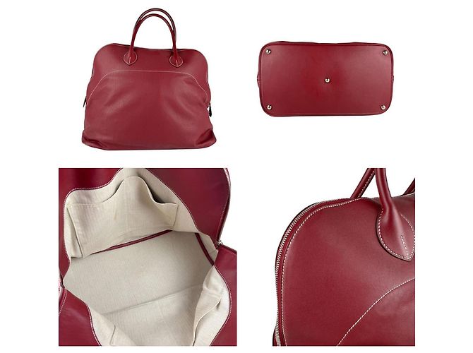 Borsa Hermès Bolide Relax 45 Rosso - vista 3