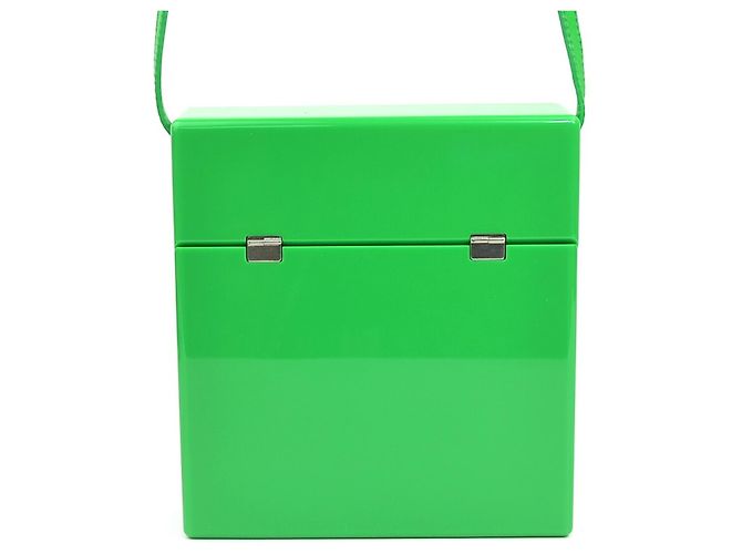 Borsa a Spalla Daisy in Acrilico e Pelle di Bottega Veneta Verde - vista 3