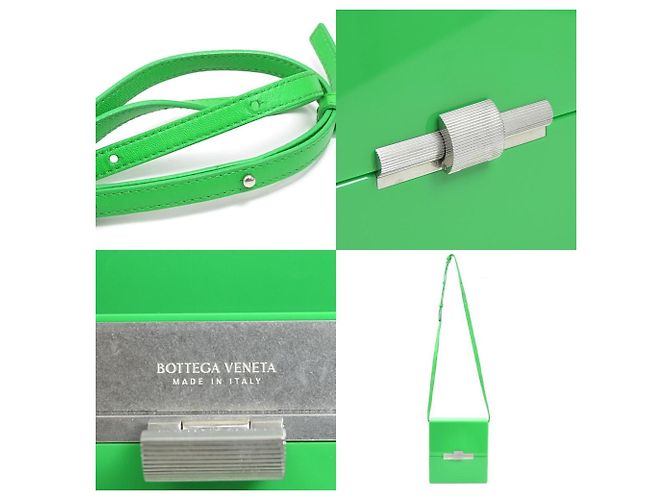 Borsa a Spalla Daisy in Acrilico e Pelle di Bottega Veneta Verde - vista 5