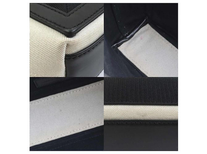 Borsa a mano/Borsa a spalla Balenciaga in avorio e nero Crudo - vista 3