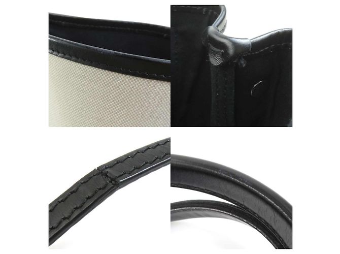 Borsa a mano/Borsa a spalla Balenciaga in avorio e nero Crudo - vista 4