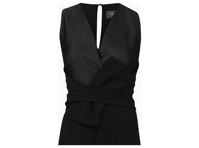 Max Mara Kleid, Modell Drapée Noire Circa 2010. Schwarz - Ansicht 3