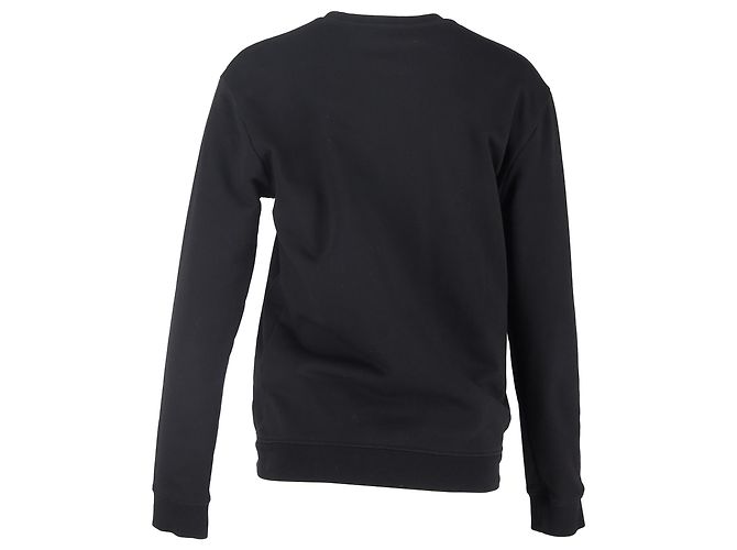 Autre Marque Jersey de terciopelo con logo MCQ en algodón negro - vista 3