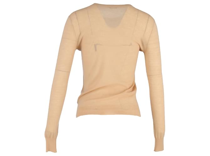 Joseph Cashair Pullover aus beigem Wolle - Ansicht 3