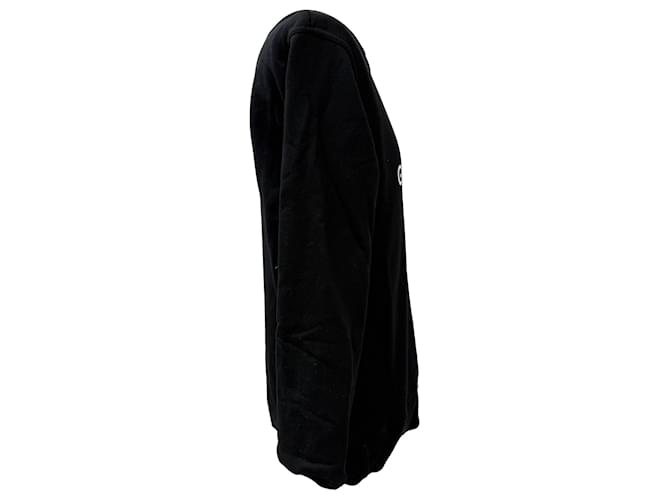 Schwarzer Baumwoll-Sweatshirt mit Givenchy-Logo-Druck - Ansicht 2