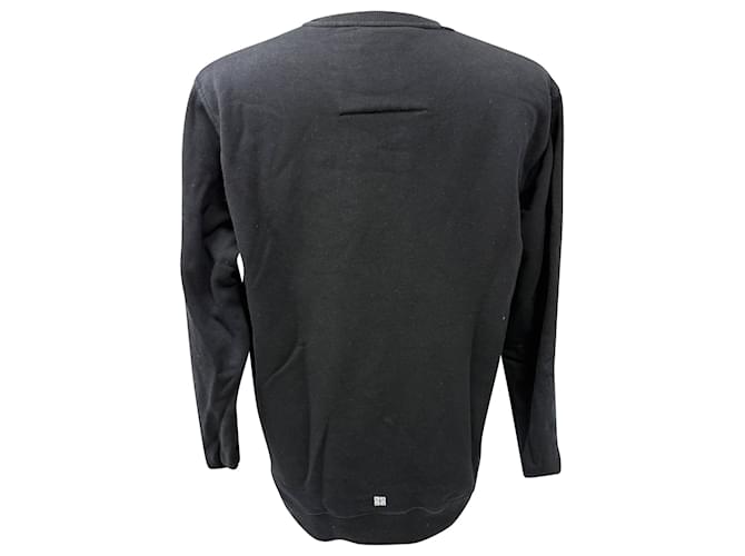 Schwarzer Baumwoll-Sweatshirt mit Givenchy-Logo-Druck - Ansicht 3