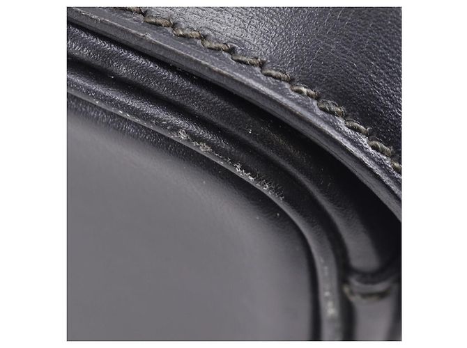 Borsa a mano in vitello Vanity di Hermès Nero Beige - vista 11