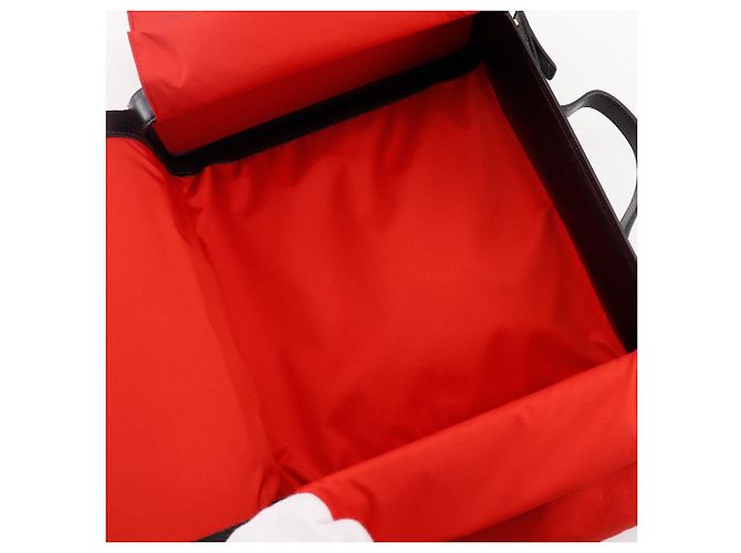 Borsa a mano in vitello Vanity di Hermès Nero Beige - vista 7