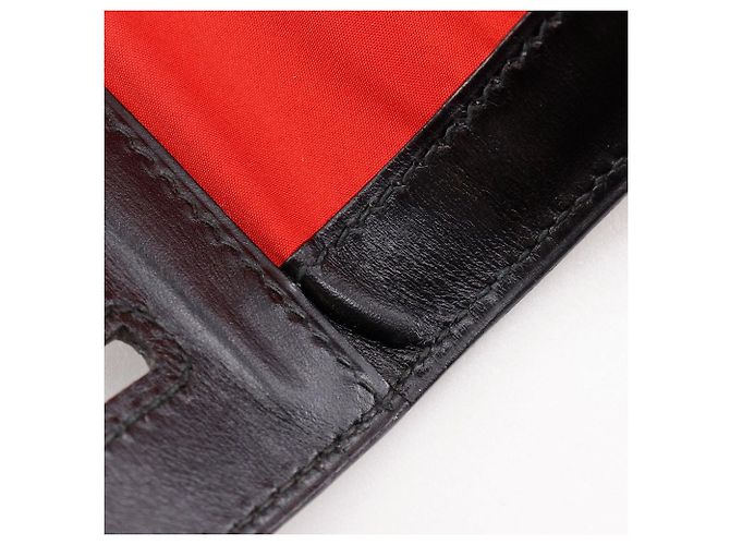 Borsa a mano in vitello Vanity di Hermès Nero Beige - vista 8
