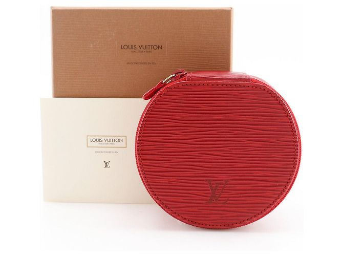 Schmuckkästchen Ecrin Bijoux 10 aus Epi-Leder von Louis Vuitton Rot - Ansicht 9