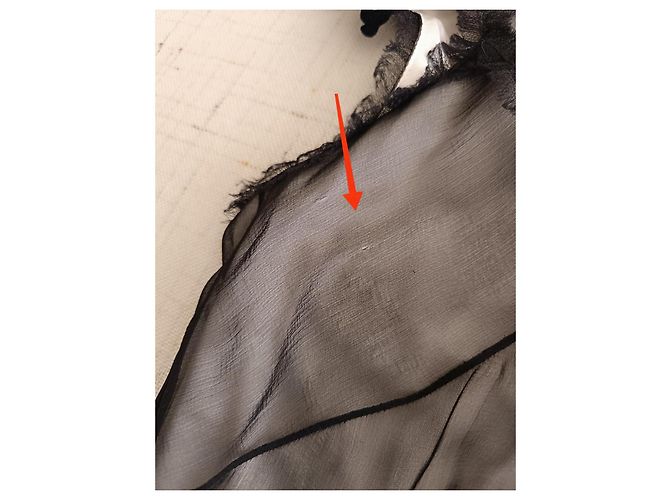 CHANEL 09A 2009 Karl Lagerfeld top de seda Gris - vista 14