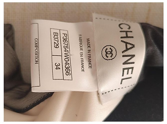 CHANEL 09A 2009 Karl Lagerfeld top de seda Gris - vista 7
