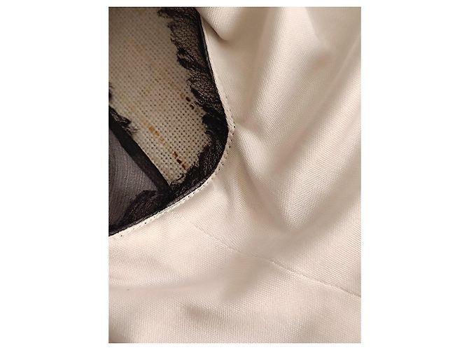 CHANEL 09A 2009 Karl Lagerfeld top de seda Gris - vista 9