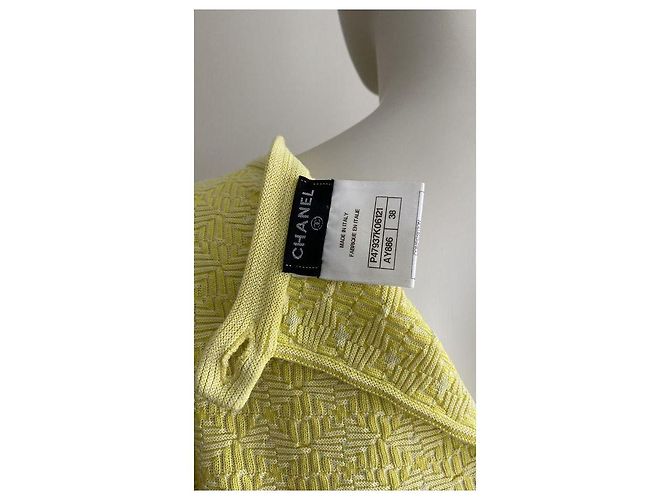 Conjunto de falda de algodón Chanel amarillo - vista 7