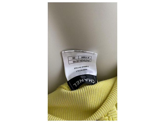 Conjunto de falda de algodón Chanel amarillo - vista 8