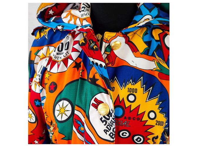 Parka con capucha Moschino Pinball Superhero Multicolor - vista 10