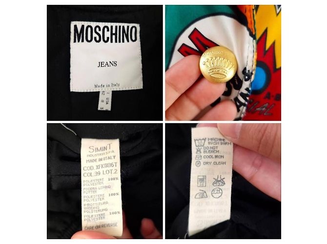 Parka con capucha Moschino Pinball Superhero Multicolor - vista 15