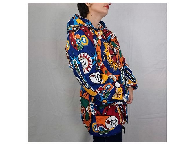 Parka con capucha Moschino Pinball Superhero Multicolor - vista 6