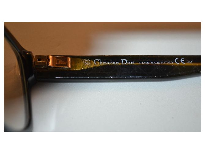 Lunettes Dior CD3202 Noires en Plastique - vue 6
