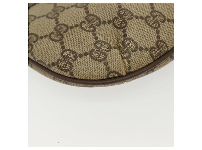 Gucci Borsa a Spalla GG Supreme PVC Beige Oro 904 02 020 Auth SW1461 D'oro - vista 10